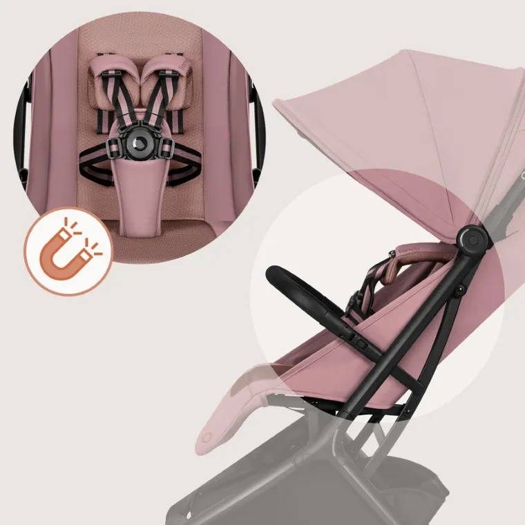 Lionelo, Sia, carucior sport, Pink Rose