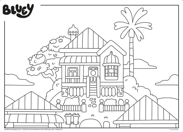 Lisciani, Bluey, puzzle cu doua fete, 24 piese