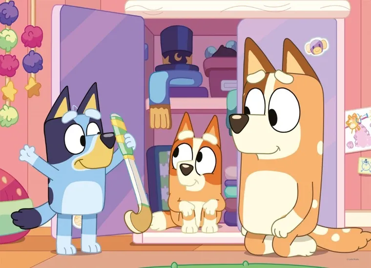 Lisciani, Bluey, puzzle cu doua fete, 60 piese
