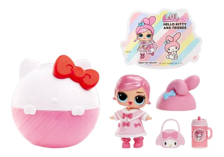 L.O.L. Surprise, Hello Kitty & Friends, bila surpriza, 1 buc.