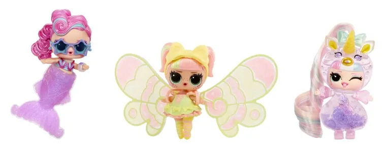 L.O.L. Surprise, Just Add Water, mini papusa, 3 buc.