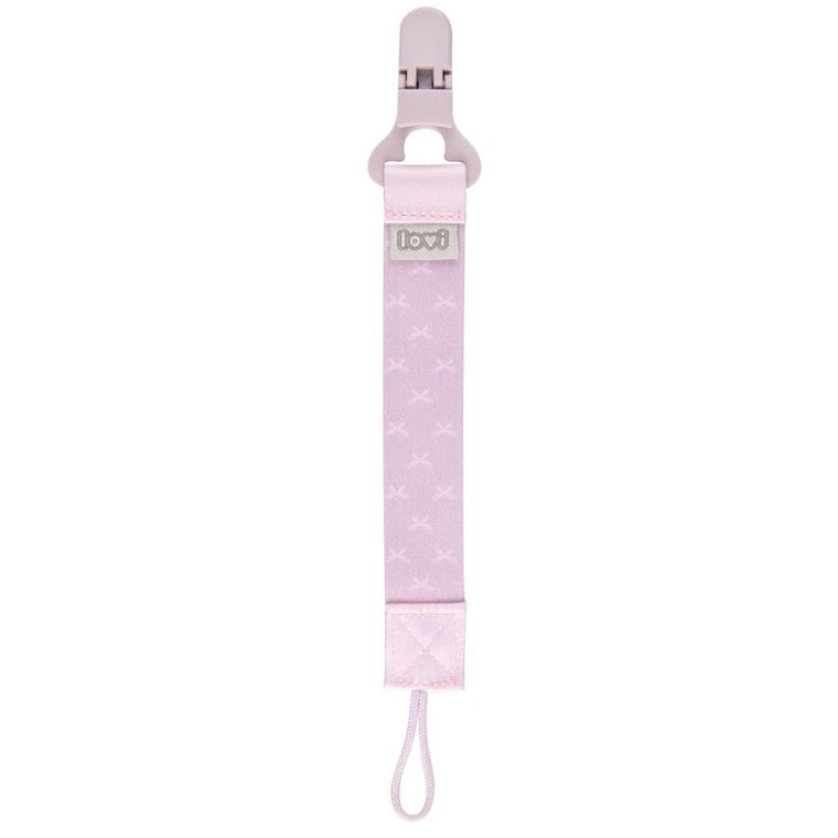 LOVI, Clips cu panglica pentru suzeta Baby Shower Girl, 0 m+