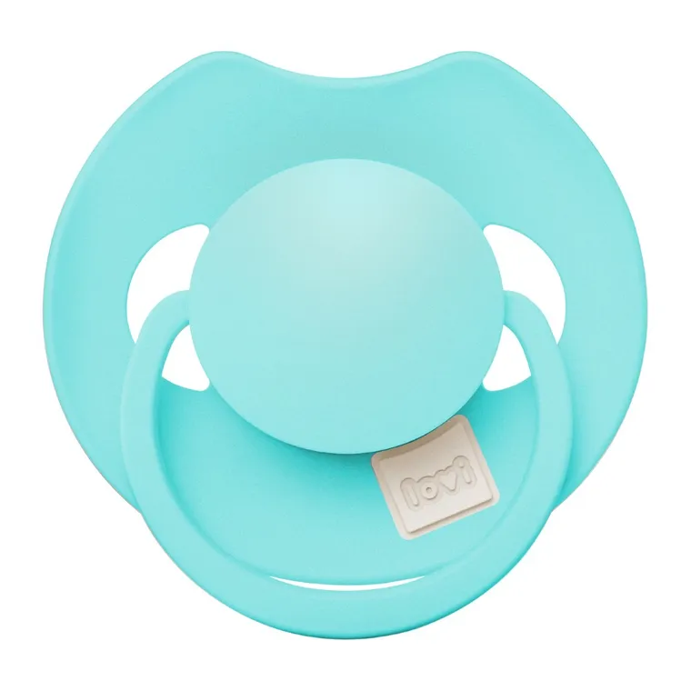 Lovi, Prime, suzeta dinamica din silicon, Aqua Green, 18 luni+, 3 buc.