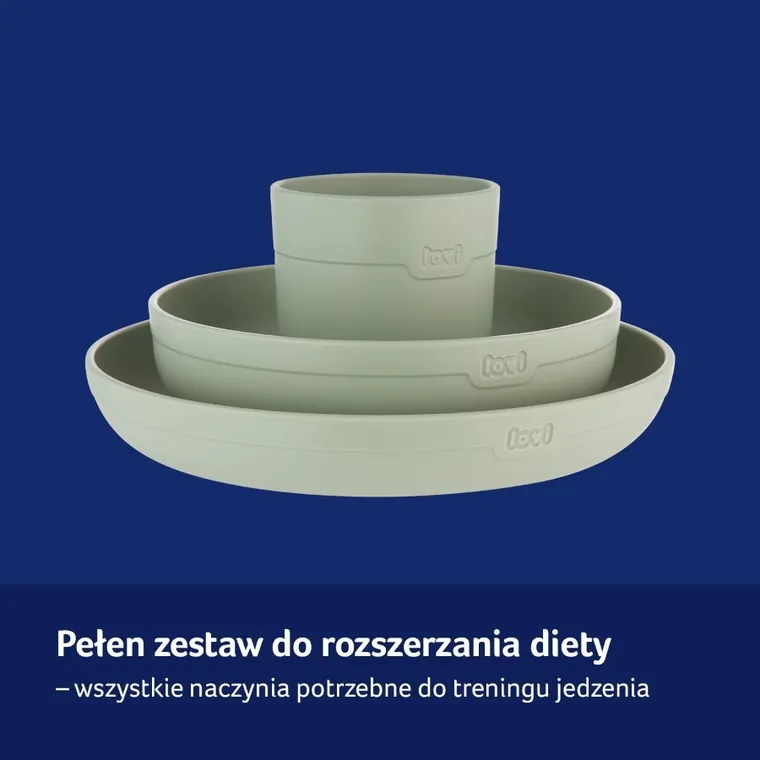 Lovi, set de vase si cana, Pistachio