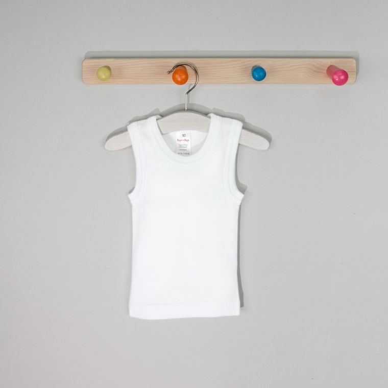 Maiou pentru baieti, alb, Tup Tup