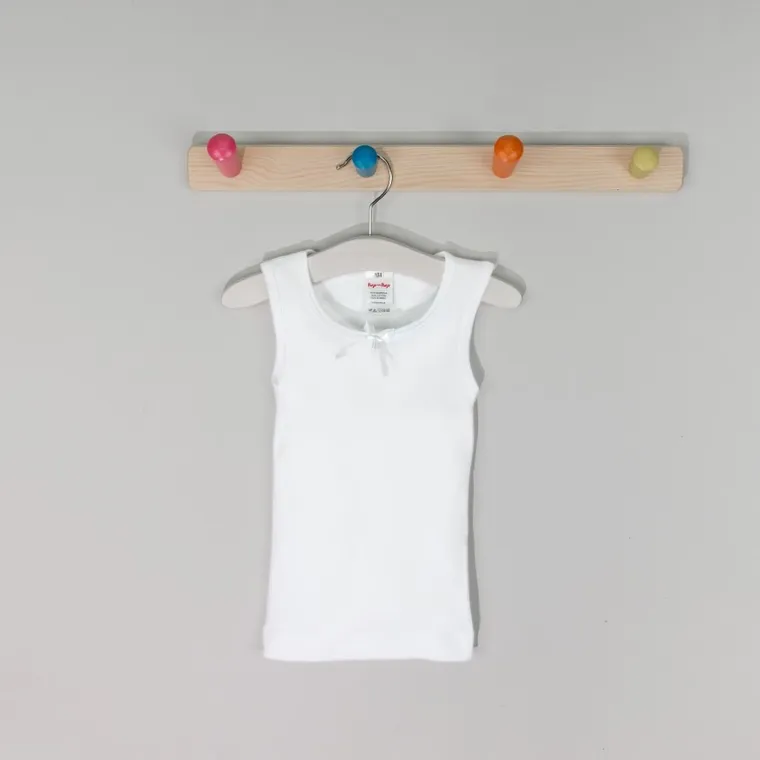 Maiou pentru fete, alb, Tup Tup