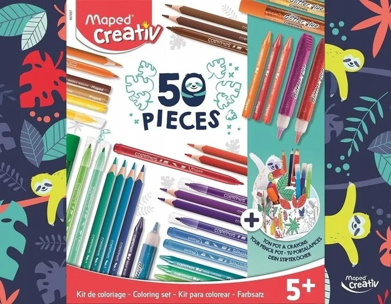 Maped Creativ, set artistic, 50 elemente