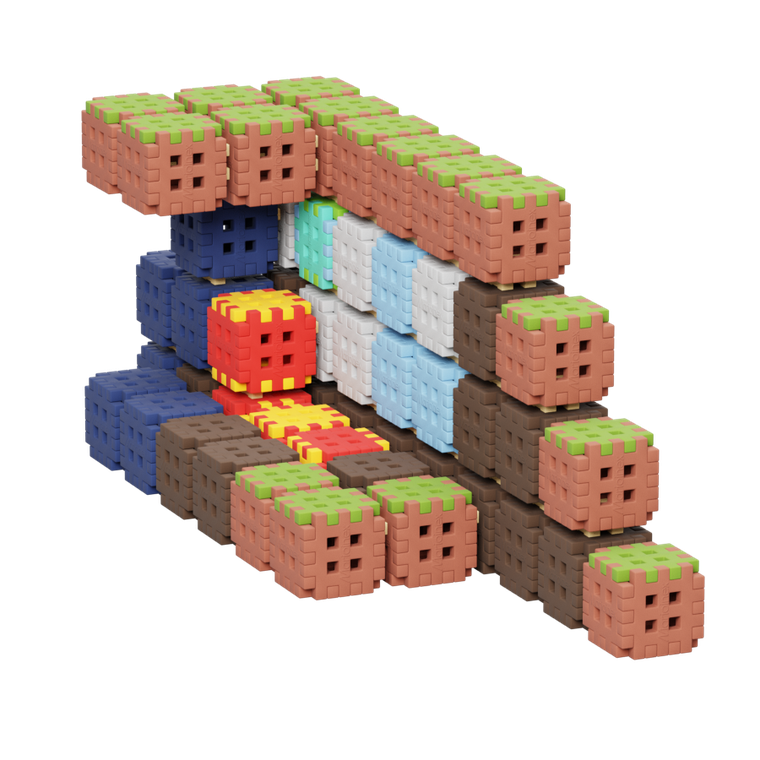 Marioinex, Mini Waffle, Blocks, set de constructie, 406 piese