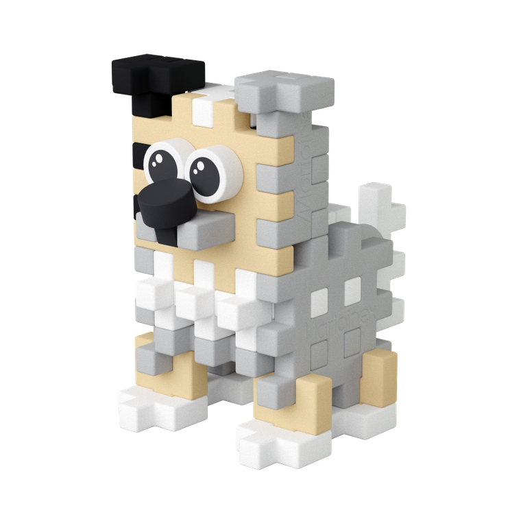 Marioinex, Mini Waffle, Pocket Pets Puppies, Caine ciobanesc de Shetland, set de constructie, 49 piese