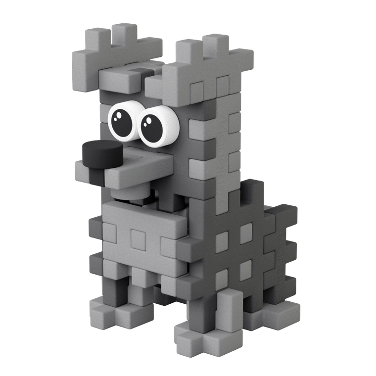 Marioinex, Mini Waffle, Pocket Pets Puppies, Schnauzer, set de constructie, 49 piese