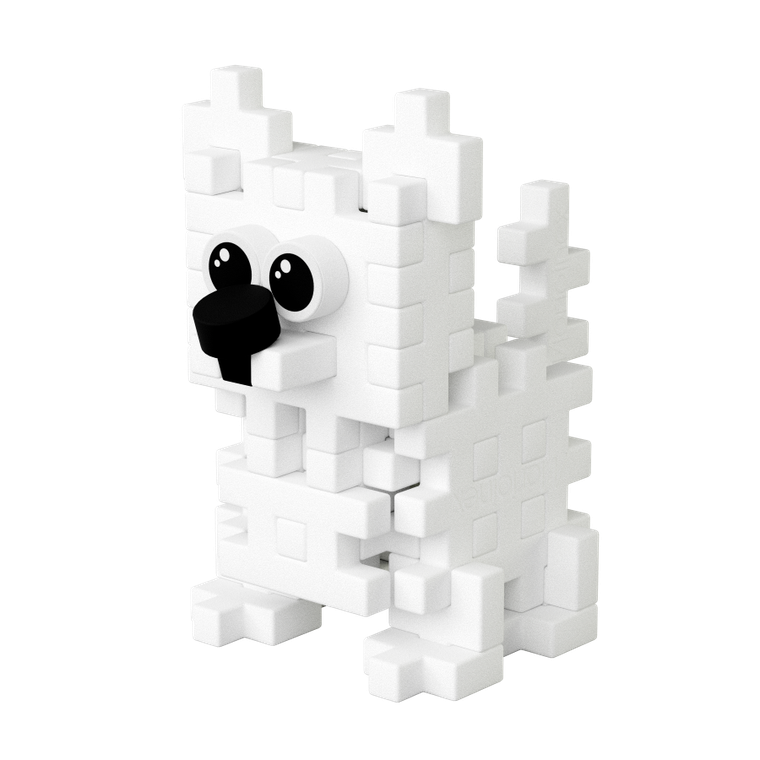 Marioinex, Mini Waffle, Pocket Pets Puppies, West Highland White Terrier, set de constructie, 49 piese