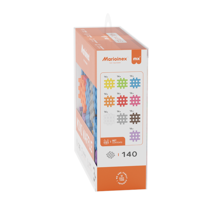 Marioinex, Mini Waffle, set de constructie, 140 piese