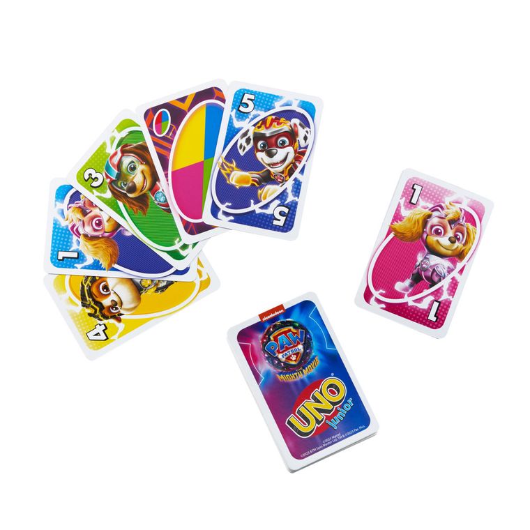 Mattel, UNO Junior, Paw Patrol 2, joc de carti