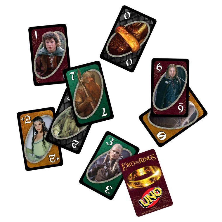 Mattel, UNO Lord of the Rings, joc de carti