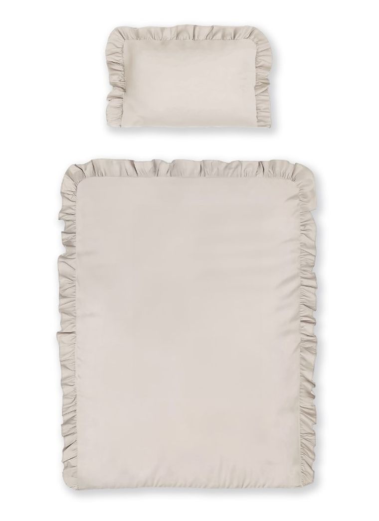 Mayamoo, set lenjerie de pat single, bej, 90-120cm