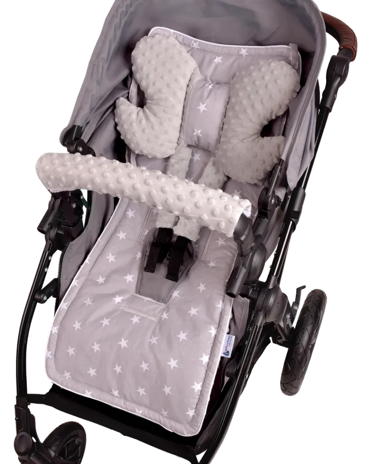 Medi Partners, Stars, insertie pentru carucior, set, gri