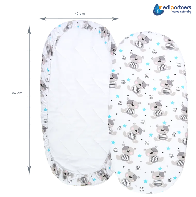 Medi Partners, Teddy, cearceaf cu elastic pentru carucior