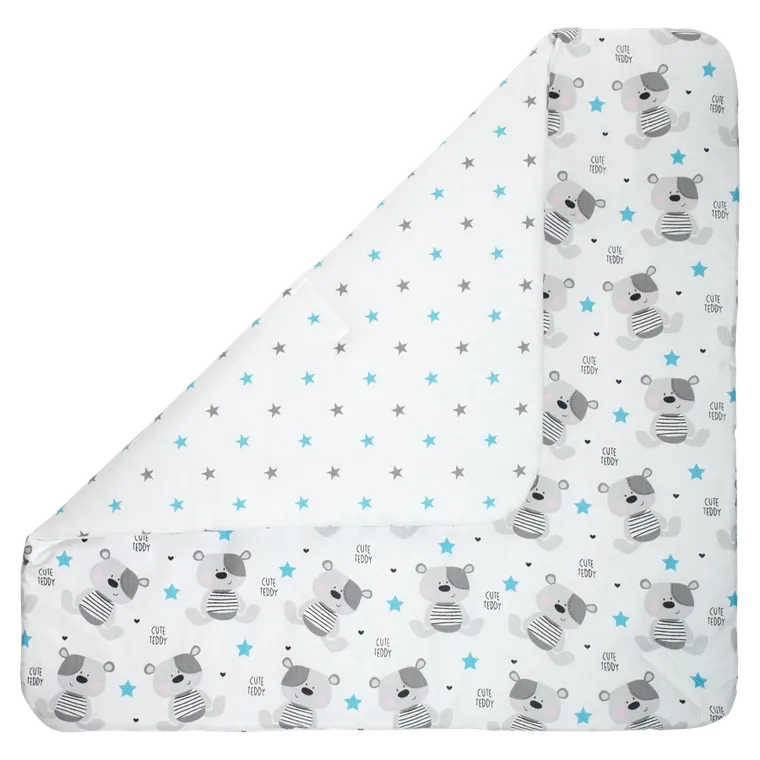 Medi Partners, Teddy, paturica - sistem de infasat pentru bebelusi, albastru