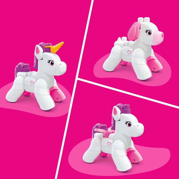 MEGA Bloks, Build & Enchant Unicorn, set de blocuri, 26 piese
