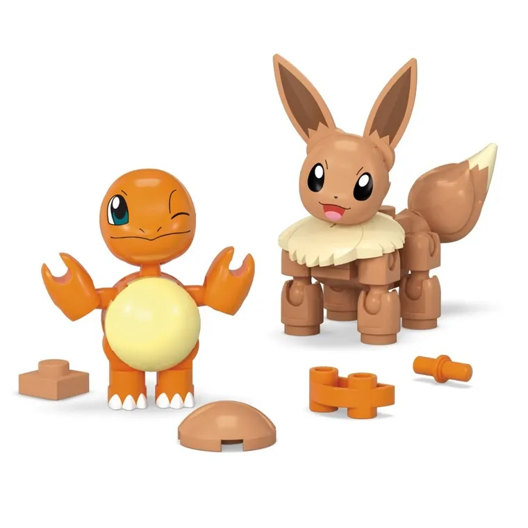MEGA Pokemon, 2 figurine, set de constructie, piese