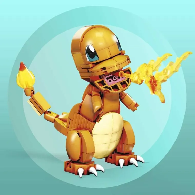 MEGA Pokemon, Charmander de construit, piese, 180 elemente