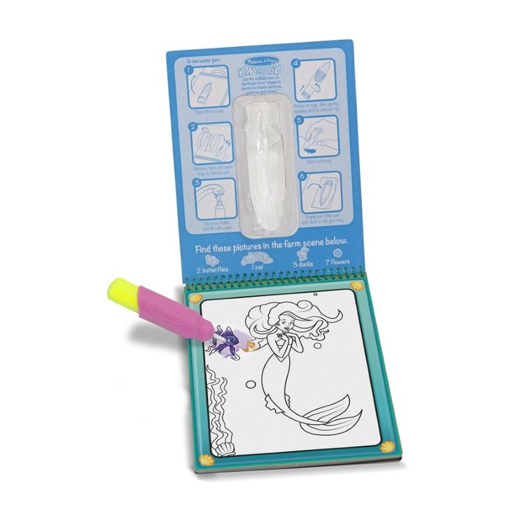Melissa & Doug, Water Wow! Fairy Tale, carte de colorat cu apa