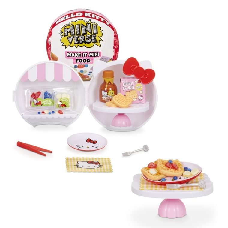 MGA's Miniverse, Make It Mini, Hello Kitty, Food, bila surpriza, 1
