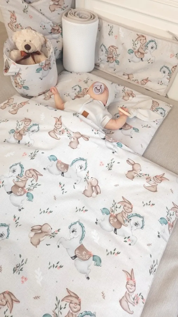 MimiNu, Caruselul, cearceaf din elastic, 120-60 cm