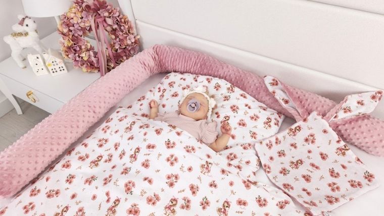 MimiNu, Duo, Ratuci, fata de perna, roz, 40-40 cm, 2 buc.