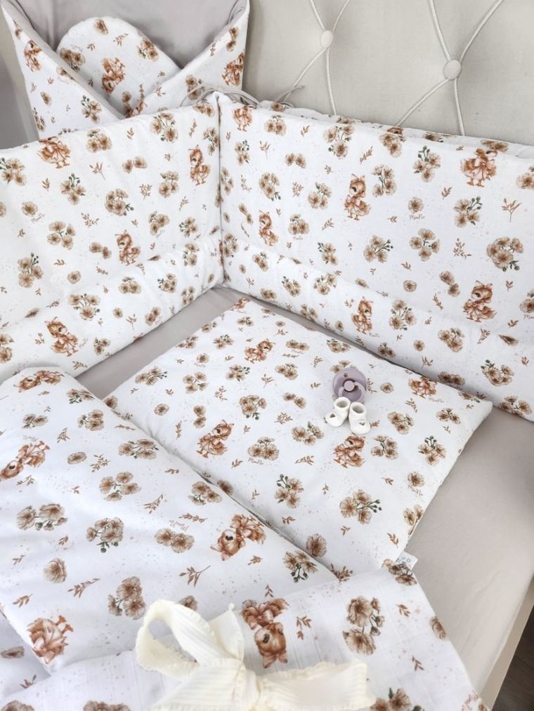 MimiNu, Ratuci, fata de perna, din bumbac, bej, 60-40 cm