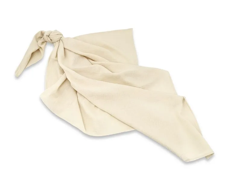 MimiNu, scutec din muselina, bej, 120-120 cm