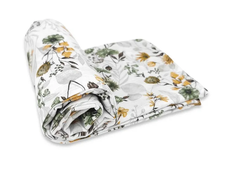 MimiNu, scutec din muselina, botanica, 120-120 cm