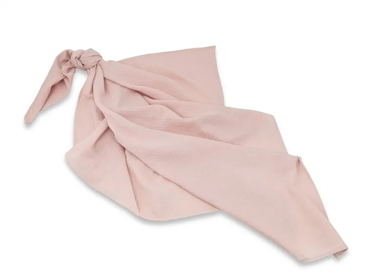 MimiNu, scutec din muselina, roz, 120-120 cm