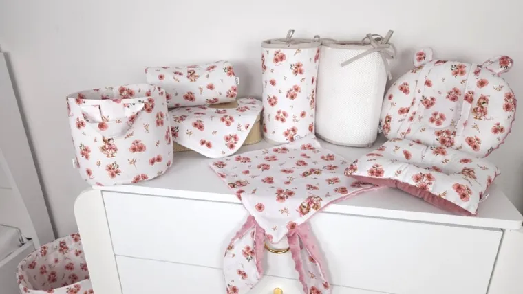 MimiNu, Trio, Ratuci, baveta impermeabila, roz, 3 buc.