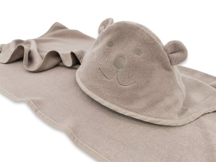 MimiNu, Ursulet, halat de baie, din bambus, mokka, 100-100 cm