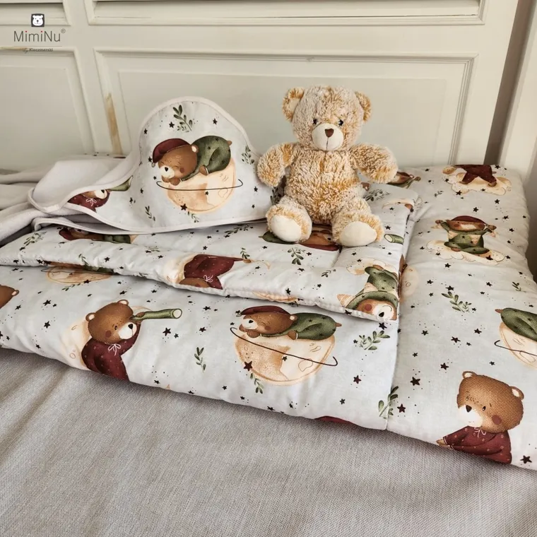 MimiNu, Ursulet pe luna, prosop cu gluga, 100-100 cm