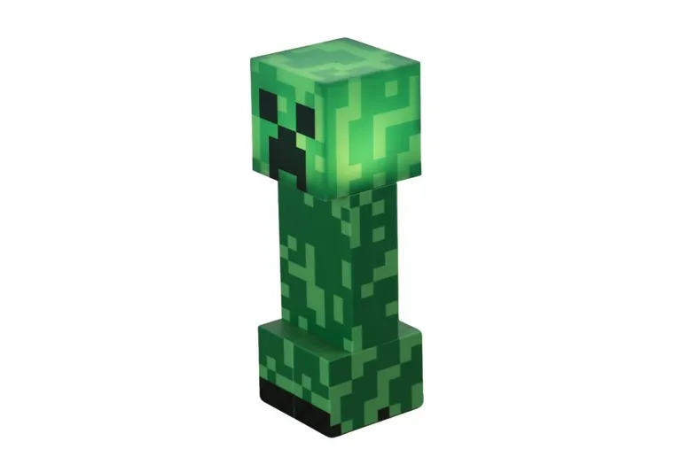 Minecraft, Creeper, lampa de noptiera, 18 cm