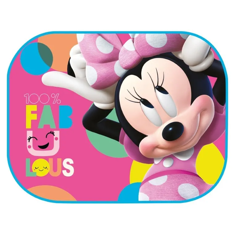 Minnie Mouse, paravan de soare pentru parbriz, 44-35 cm, 2 buc.