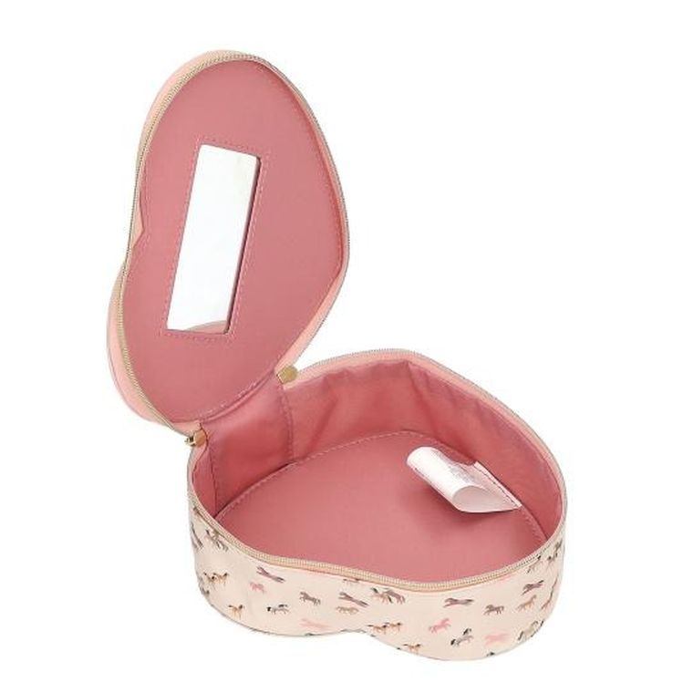 Miss Melody, Blossom Pony, cutie pentru bijuterii cu oglinda, 14-16-6cm