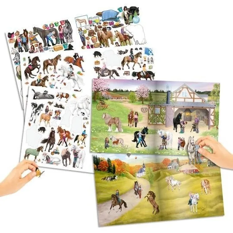 Miss Melody, set creativ cu autocolante