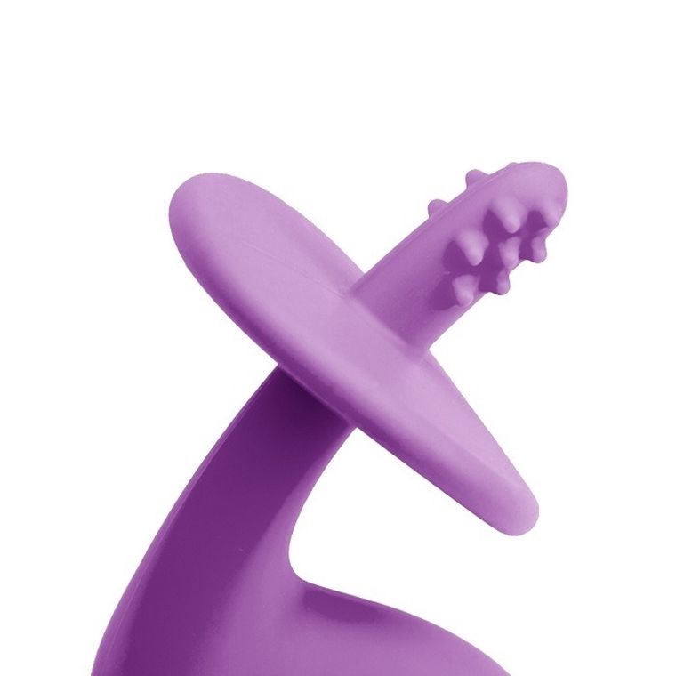 Mombella, Dancing Elephant, jucarie dentitie, Purple