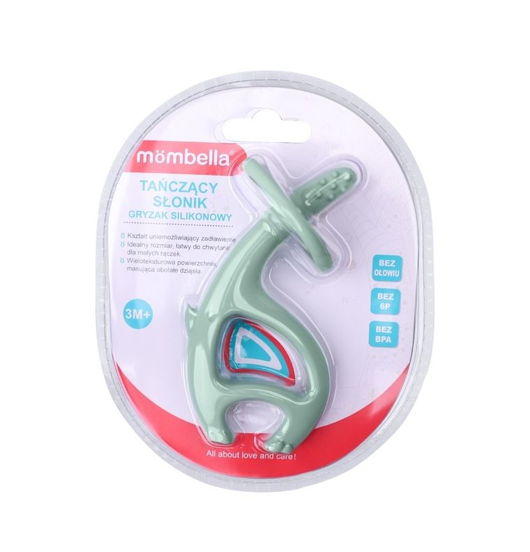 Mombella, Elephant, inel gingival, Sage Green