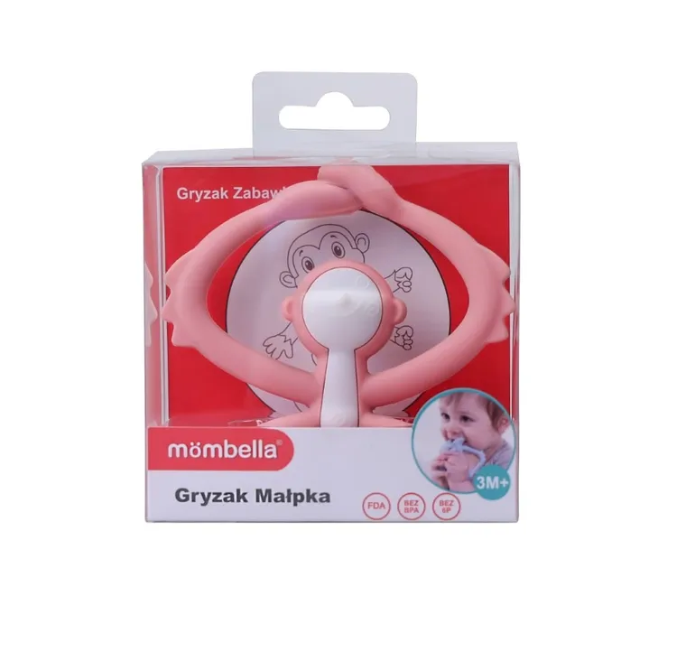 Mombella, Monkey, jucarie gingivala, Blush