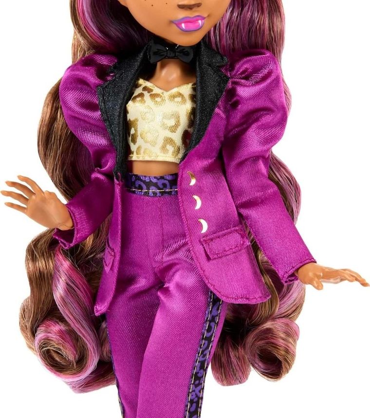 Monster High, Monster Ball, Clawdeen Wolf, papusa cu accesorii