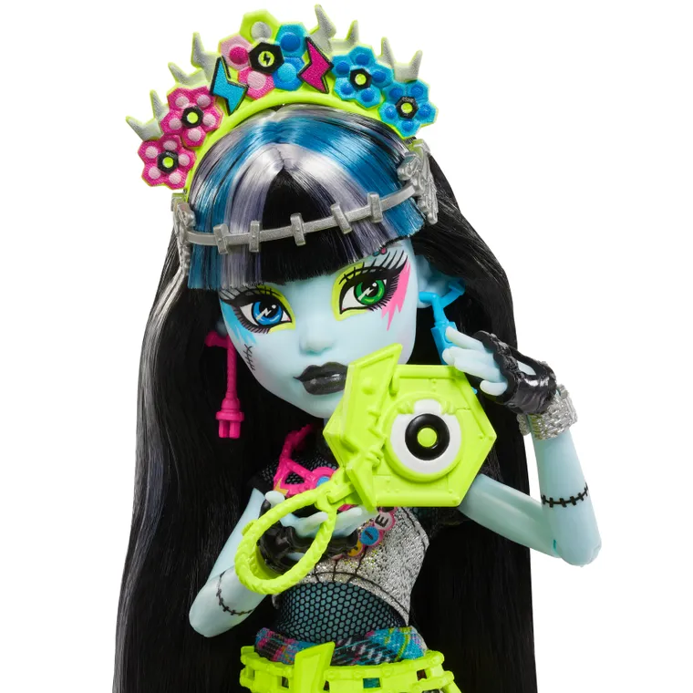 Monster High, Monster Fest, papusa Frankie Stein cu accesorii