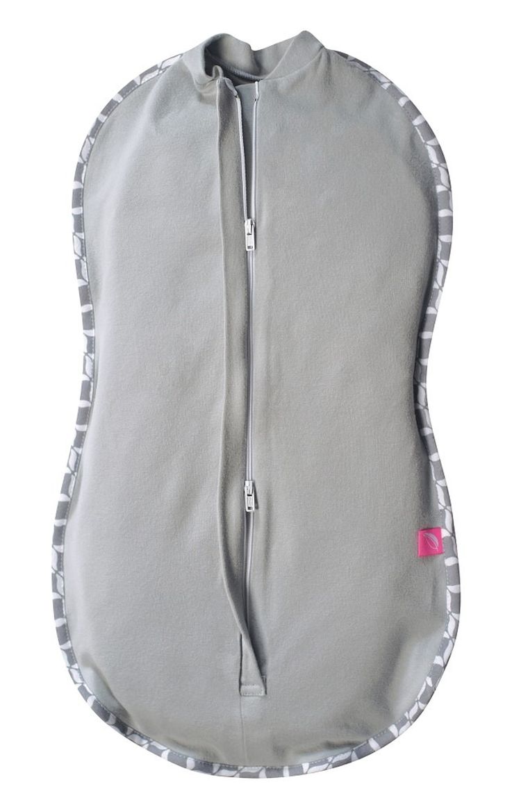 Motherhood, Invelitoare Zip&Swaddle masura 1 (2,5-5kg), Grey/Grey Classics