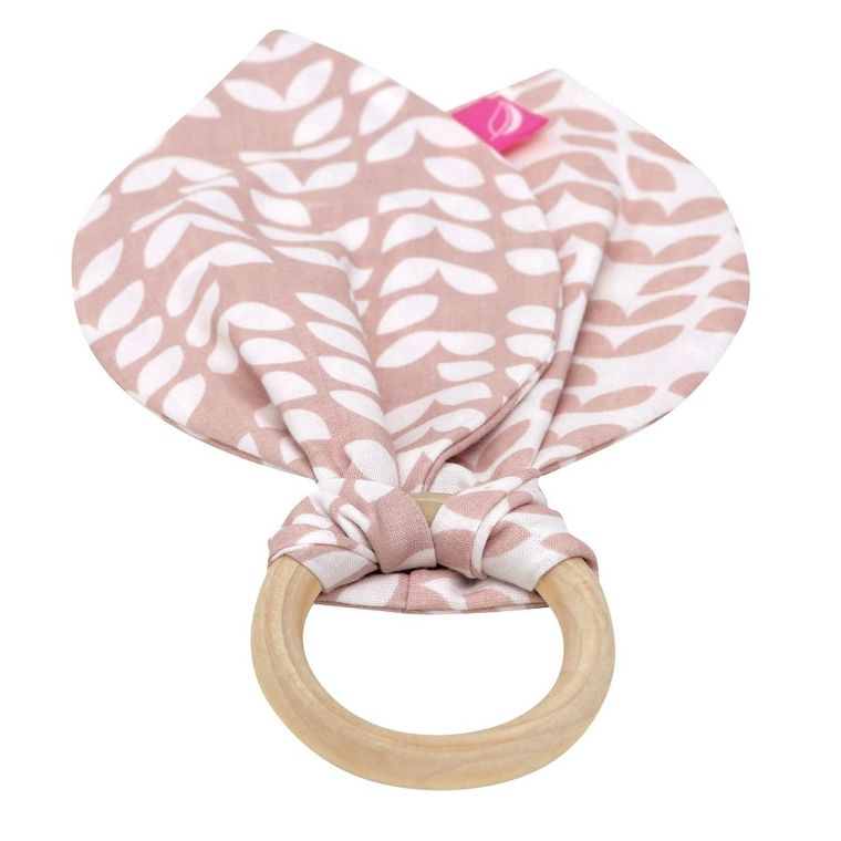 Motherhood, jucarie din lemn pentru dentitie, Pink Classics