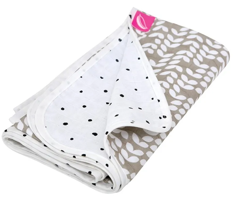 Motherhood, Paturica de muselina 100-120 cm cu doua straturi, Beige Classics