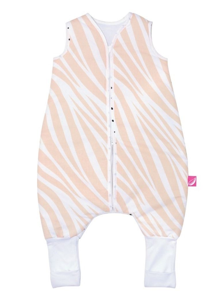 Motherhood, Sac de dormit cu craci si captuseala 1-1,5 ani, Salmon Zebra