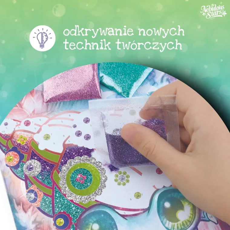 Nebulous Stars, Marinia, album pentru scrapbooking cu folie si sclipici